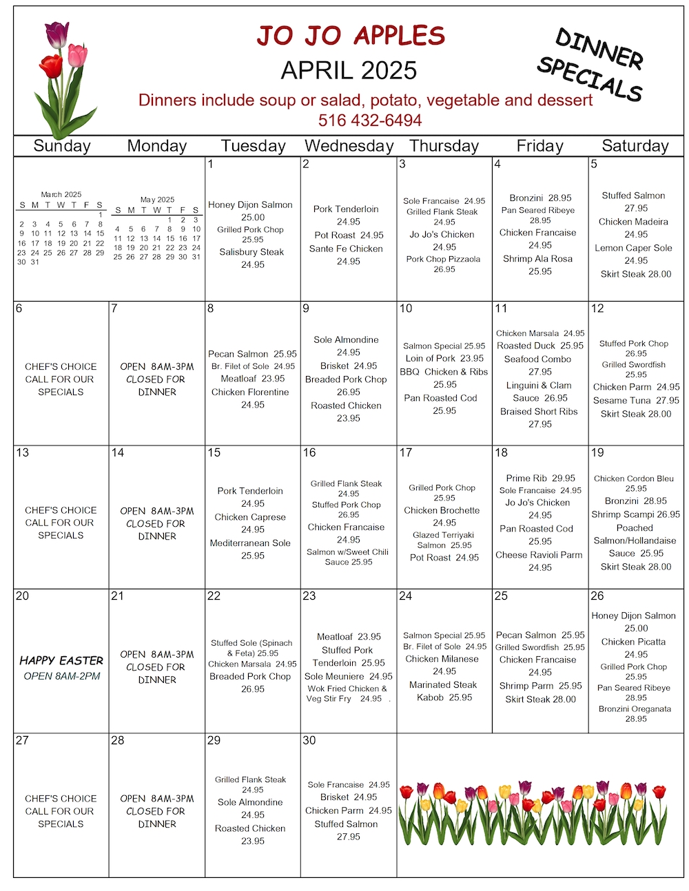 Our Specials